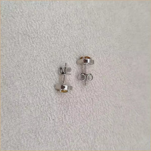 Boucles d’oreilles coeur en citrine “EI1278.C”