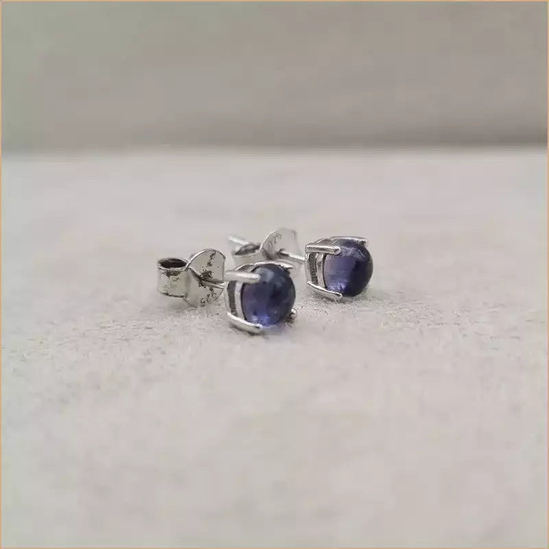 Boucles d'oreilles en iolite "EI1279"