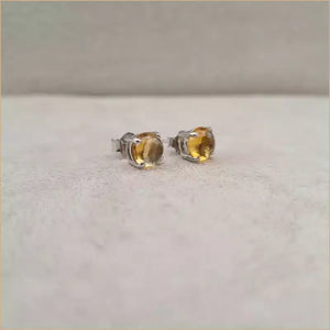 Boucles d'oreilles en citrine "EI1291.C"