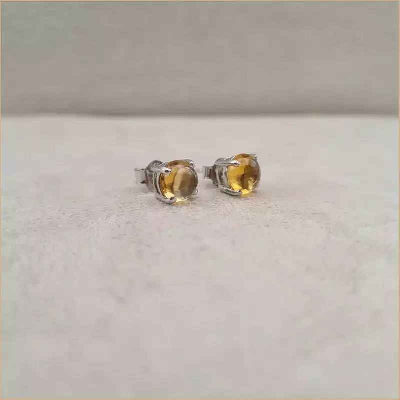 Boucles d'oreilles en citrine "EI1291.C"