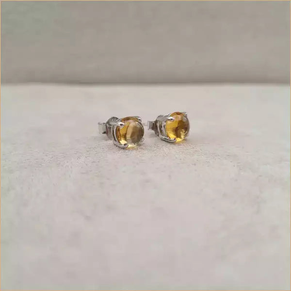Boucles d'oreilles en citrine "EI1291.C"