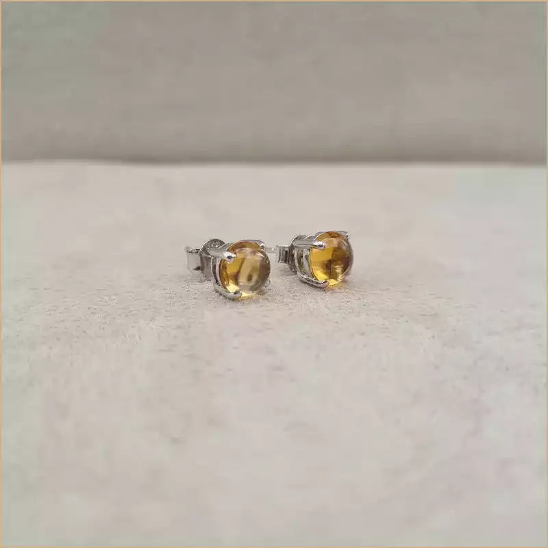Boucles d'oreilles en citrine "EI1291.C"