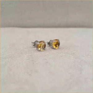 Boucles d'oreilles en citrine "EI1291.C"