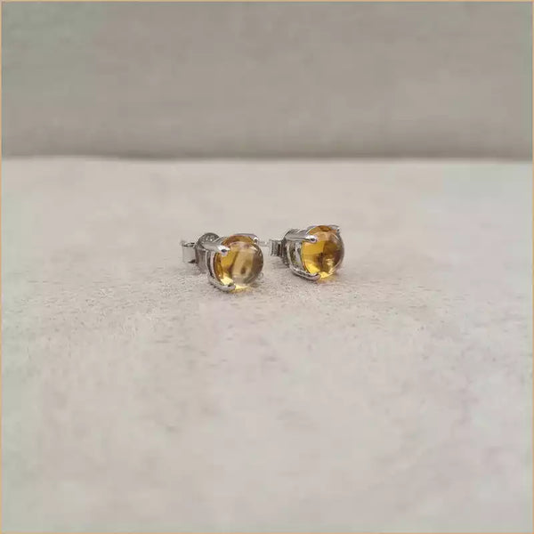 Boucles d'oreilles en citrine "EI1291.C"