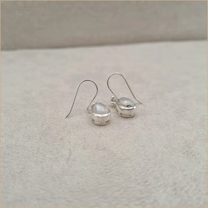 Boucles d'oreilles gouttes en pierre de lune "EI1316.P"