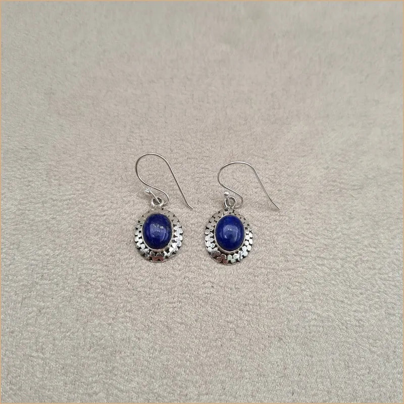 Boucles d'oreilles en lapis lazuli "EI1321.Z"