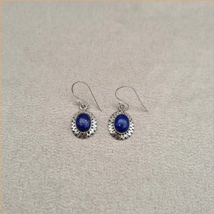 Boucles d'oreilles en lapis lazuli "EI1321.Z"