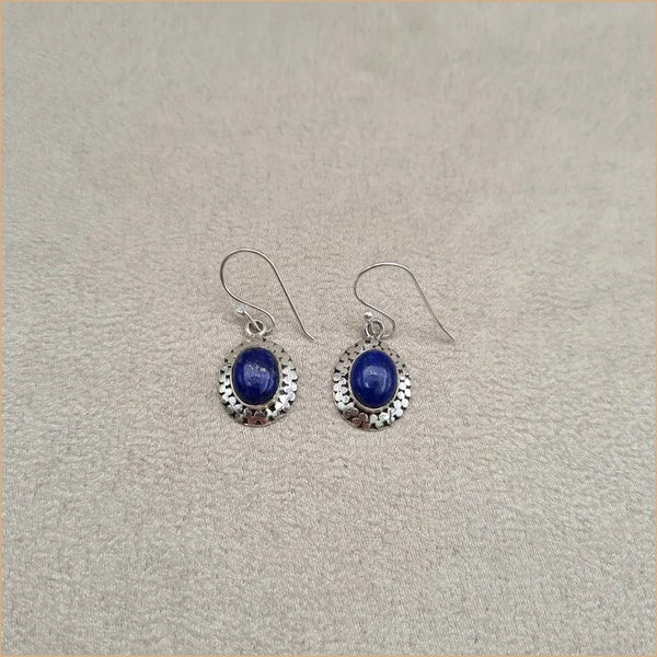 Boucles d'oreilles en lapis lazuli "EI1321.Z"