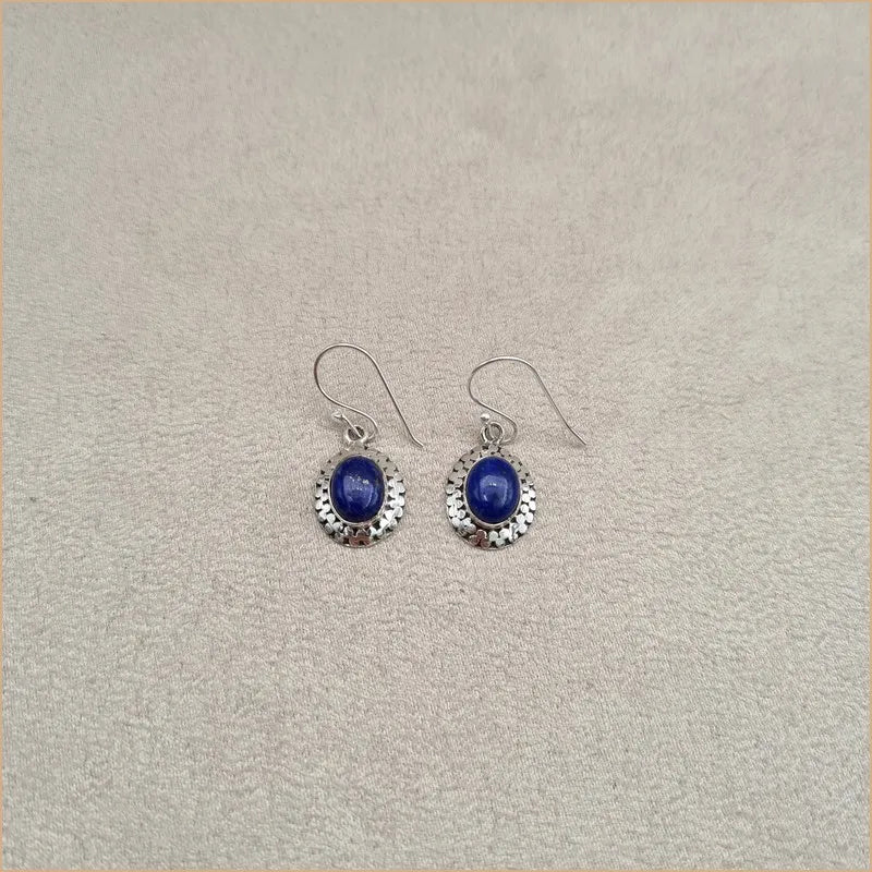 Boucles d'oreilles en lapis lazuli "EI1321.Z"