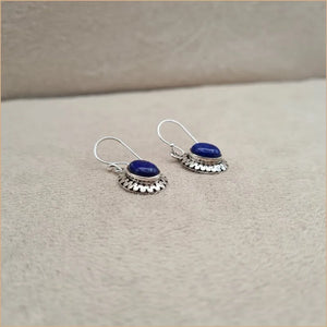 Boucles d'oreilles en lapis lazuli "EI1321.Z"