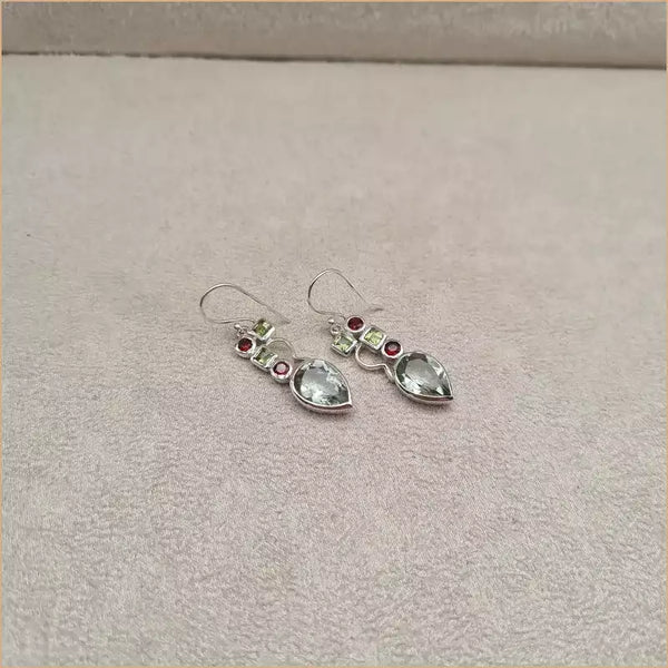 Boucles d'oreilles pendantes en quartz "EI1327.Q"