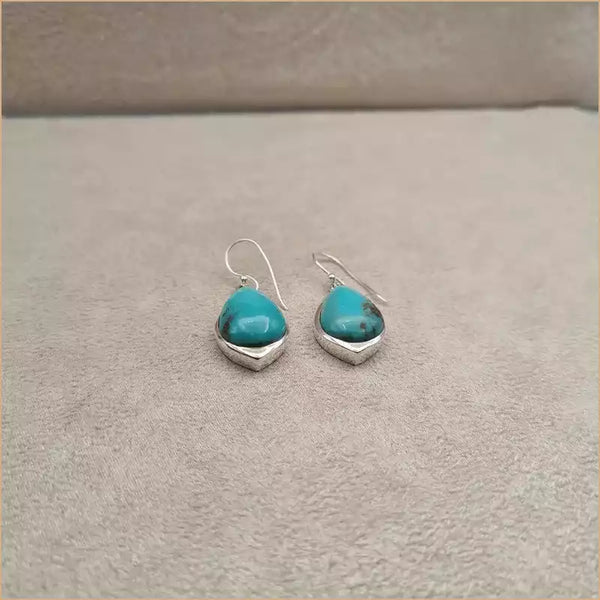 Boucles d'oreilles pendantes en turquoise "EI1333.Y"