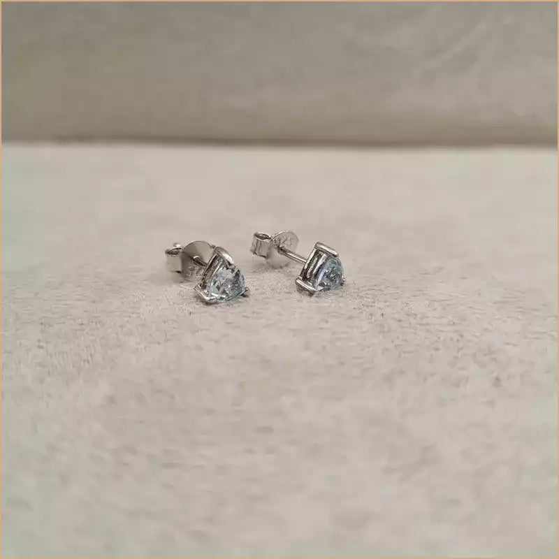 Boucles d'oreilles en aigue-marine "EI1335.AQ"