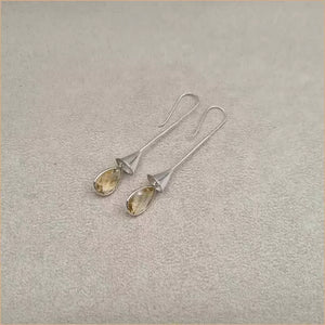 Boucles d’oreilles en citrine “EI1336.C”