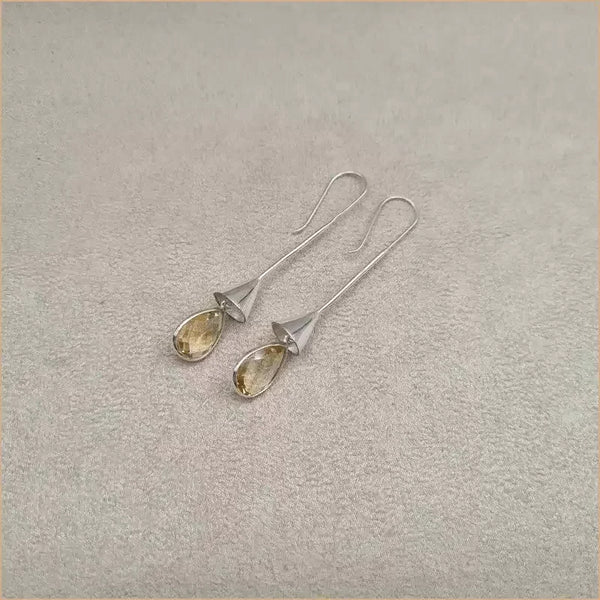 Boucles d’oreilles en citrine “EI1336.C”