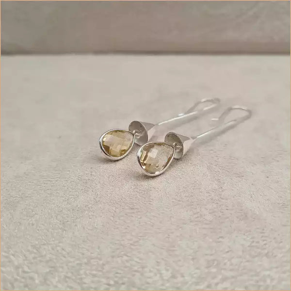 Boucles d’oreilles en citrine “EI1336.C”