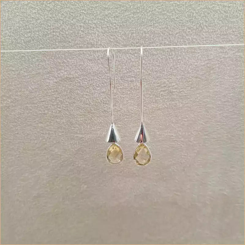 Boucles d’oreilles en citrine “EI1336.C”