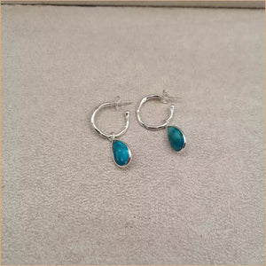 Boucles d’oreilles en turquoise “EI1337.Y”