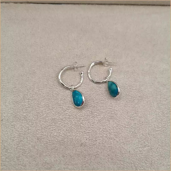 Boucles d’oreilles en turquoise “EI1337.Y”