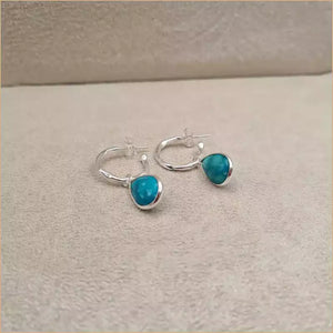 Boucles d’oreilles en turquoise “EI1337.Y”
