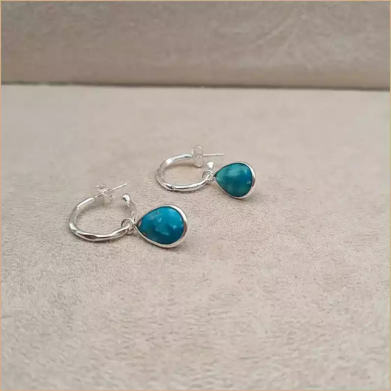 Boucles d’oreilles en turquoise “EI1337.Y”