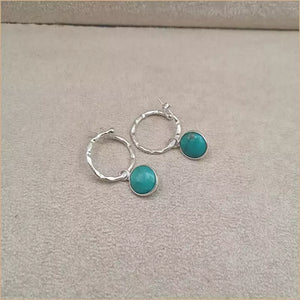 Boucles d’oreilles en turquoise “EI1338.Y”
