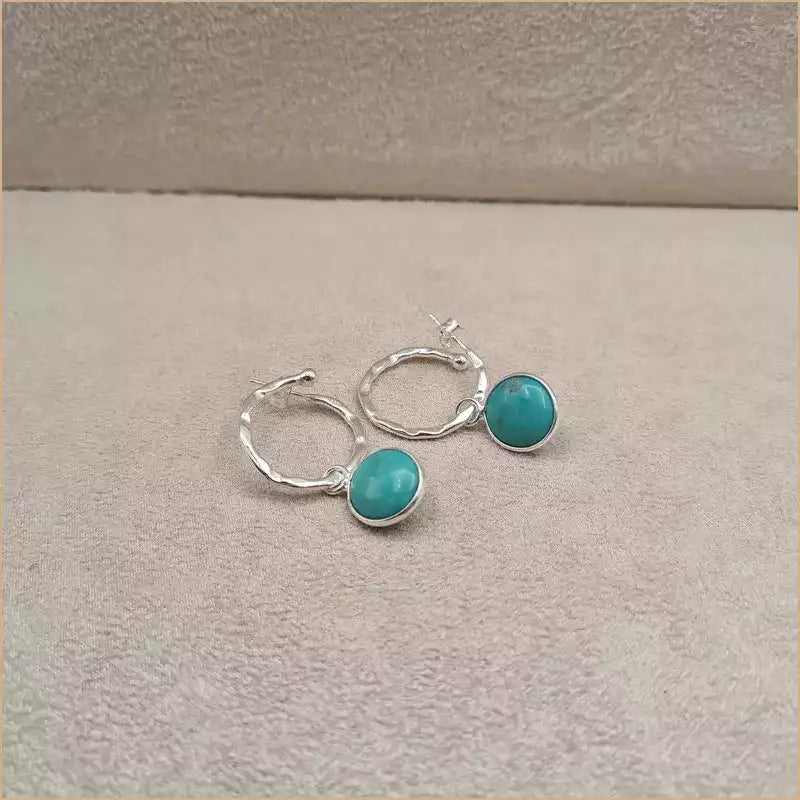 Boucles d’oreilles en turquoise “EI1338.Y”
