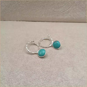 Boucles d’oreilles en turquoise “EI1338.Y”