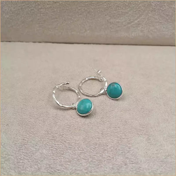 Boucles d’oreilles en turquoise “EI1338.Y”