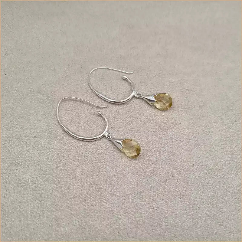 Boucles d’oreilles en citrine “EI1339.C”