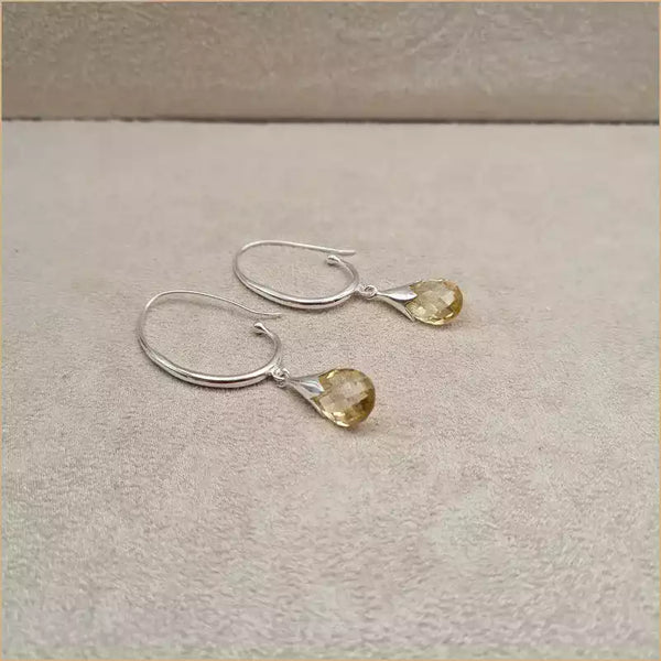 Boucles d’oreilles en citrine “EI1339.C”