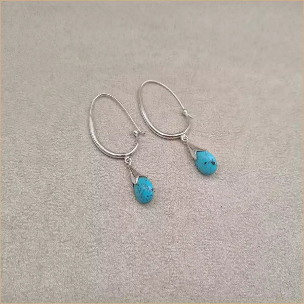 Boucles d’oreilles en turquoise “EI1338.Y”