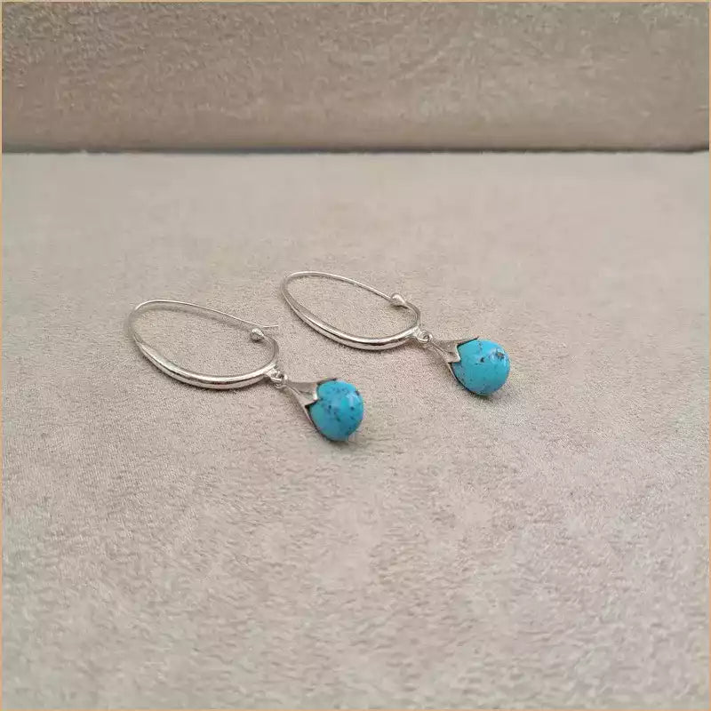 Boucles d’oreilles en turquoise “EI1338.Y”