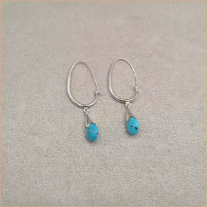 Boucles d’oreilles en turquoise “EI1338.Y”