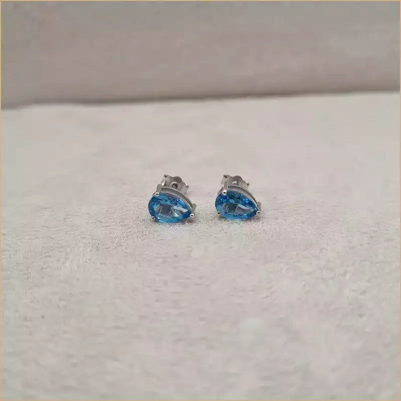 Boucles d'oreilles en topaze "EIST9"