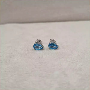 Boucles d'oreilles en topaze "EIST9"