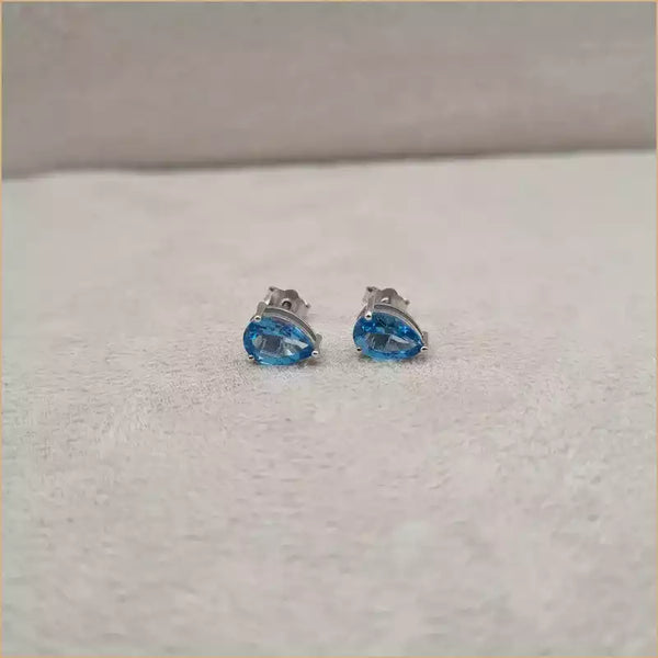 Boucles d'oreilles en topaze "EIST9"