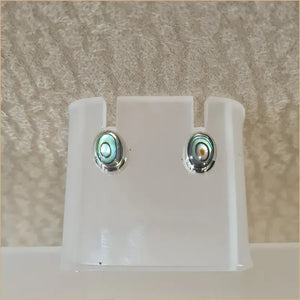 Boucles d’oreilles clous en abalone “EN1099.A