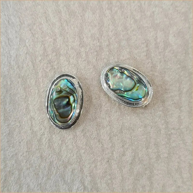 Boucles d’oreilles clips en abalone “EN1089.A”