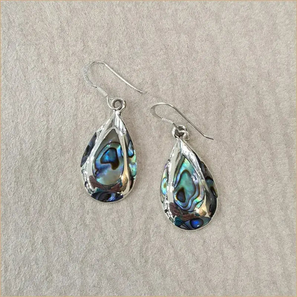 Boucles d’oreilles en abalone “EN1094.A”