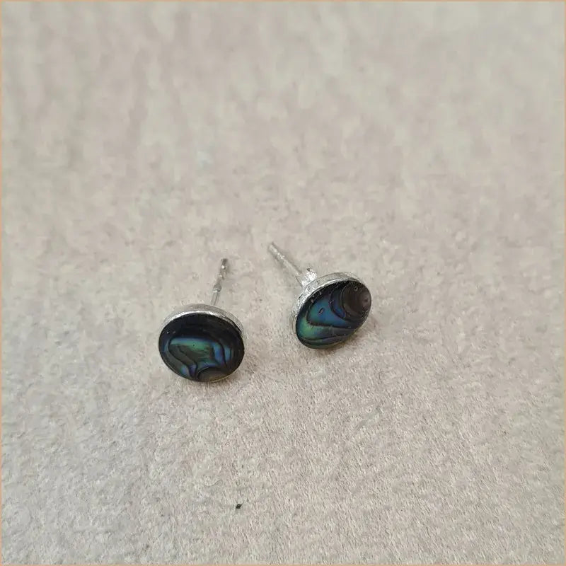 Boucles d’oreilles clous en abalone “EN1100.A"