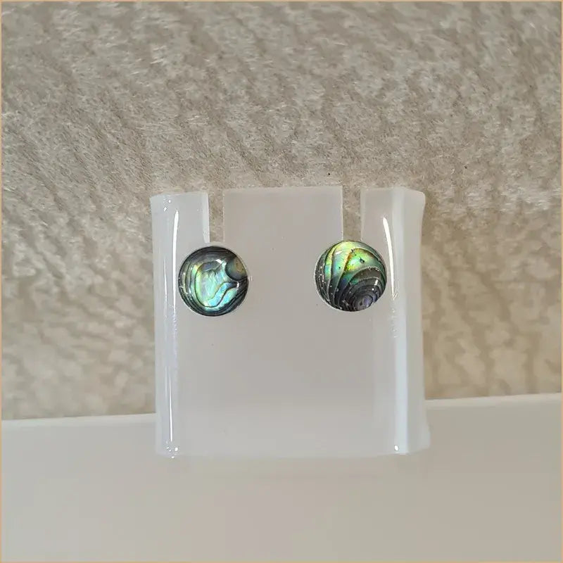Boucles d’oreilles clous en abalone “EN1100.A"