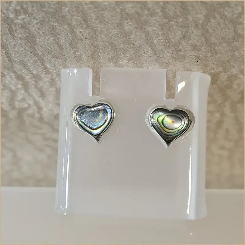 Boucles d’oreilles coeur en abalone “EN1101.A"
