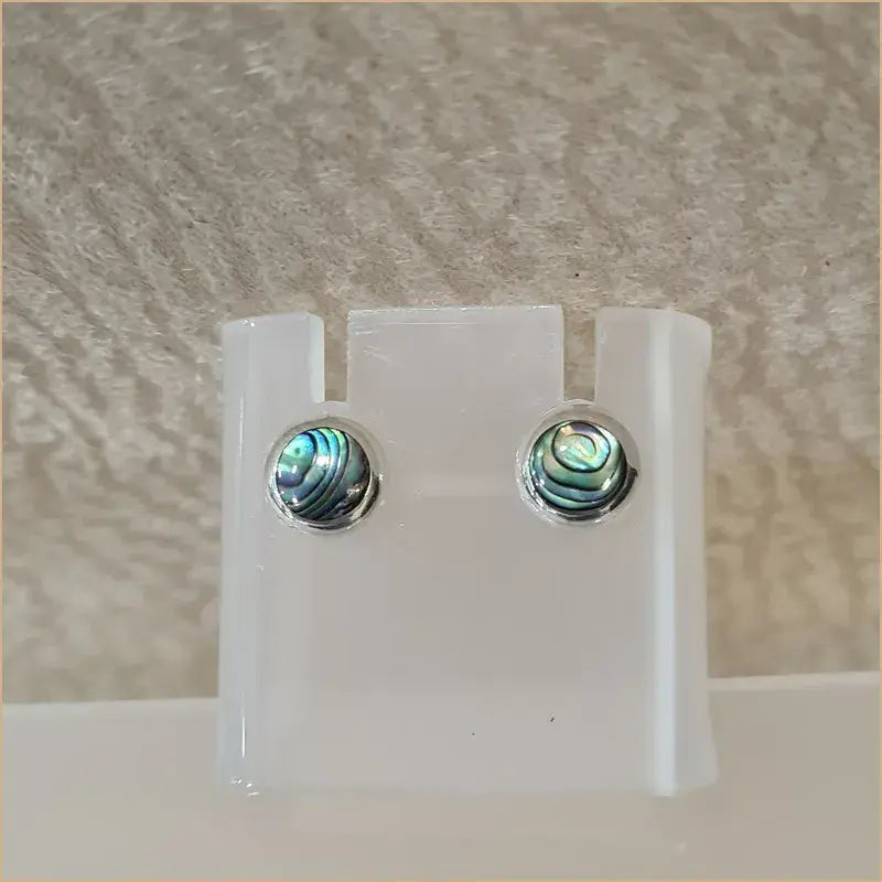 Boucles d’oreilles clous en abalone “EN1102.A"