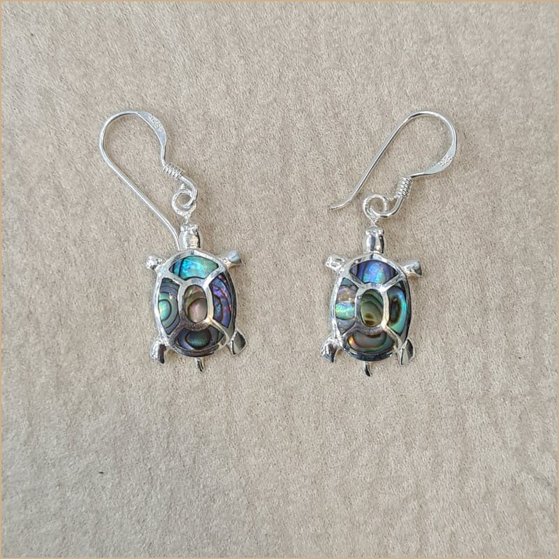 Boucles d’oreilles tortue en abalone “EN1154.A”