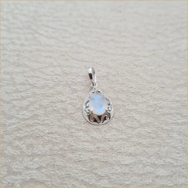 Pendentif pierre de lune goutte "PI1026.P"