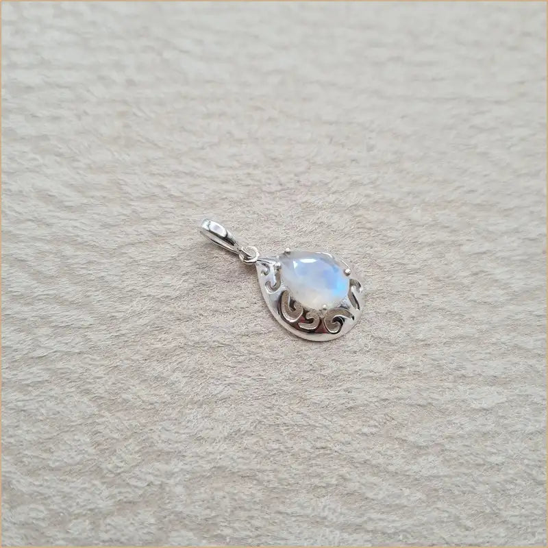 Pendentif pierre de lune goutte "PI1026.P"