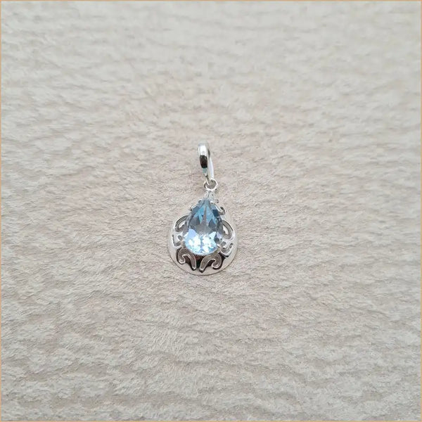 Pendentif topaze goutte "PI1027.T"