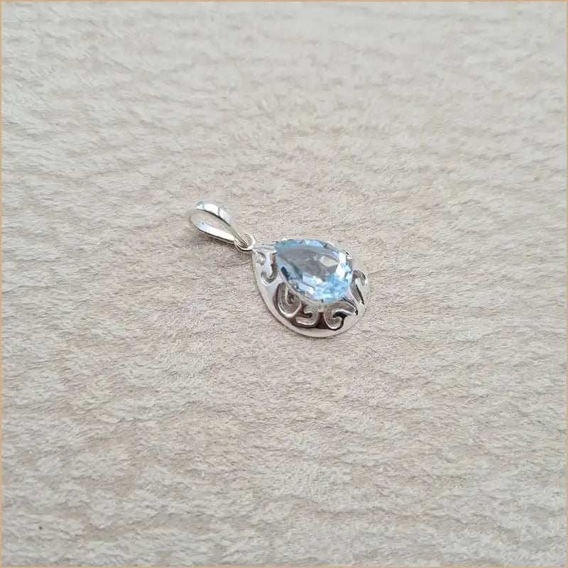 Pendentif topaze goutte "PI1027.T"