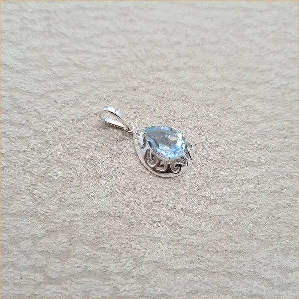 Pendentif topaze goutte "PI1027.T"